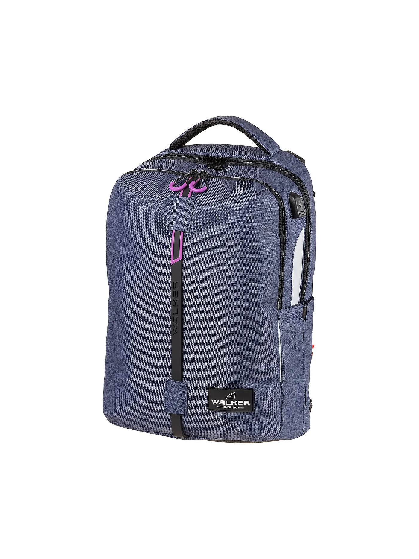 WALKER | Schulrucksack Elite Wizzard Grau | blau